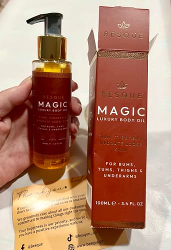 Customer photo review of Besque™ Magic Body Oil - 100ml