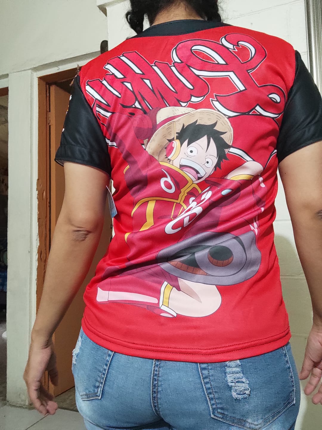 Customer photo review of Beisbolera Luffy Egghead