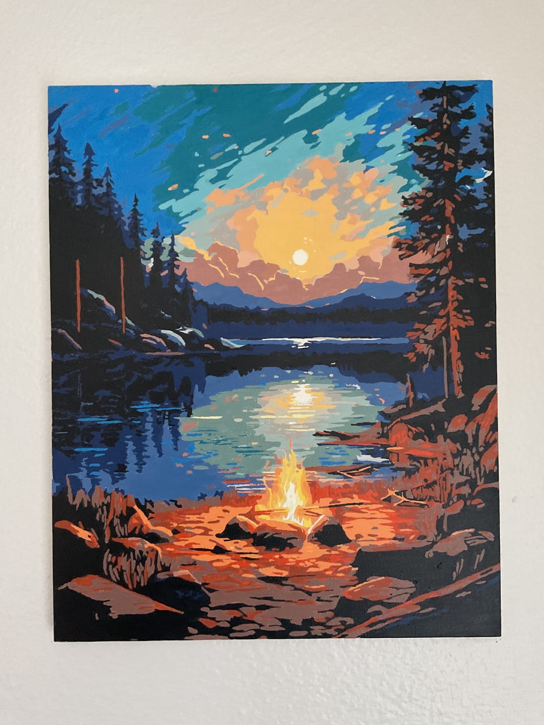 Customer photo review of Night by the Lakeside