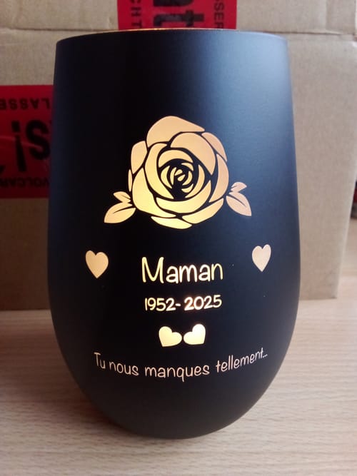 Customer photo review of Tu nous manques... - Deuil-Photophore