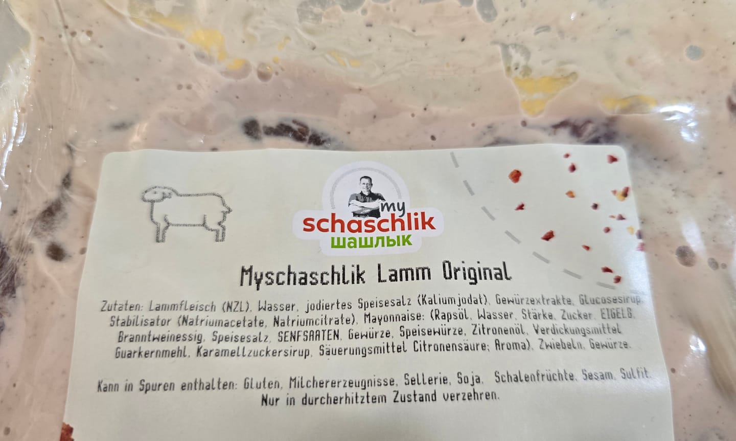 Customer photo review of Lamm-Schaschlik-Original – zart mariniert aus der Lammkeule | mySchaschlik