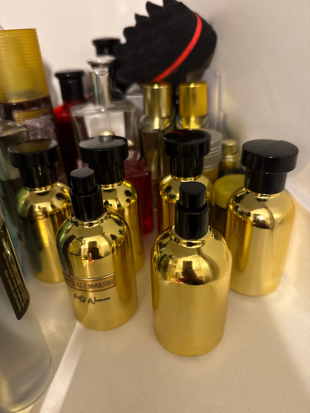 Customer photo review of 5 X 50ml Perfume Set
