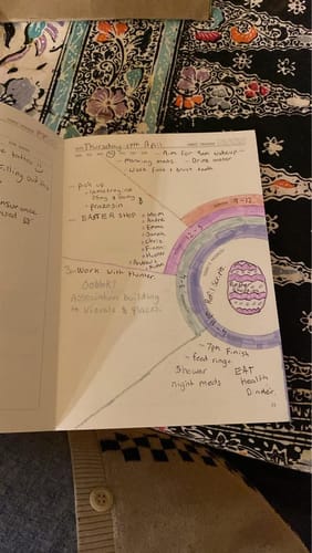 Customer photo review of Fast Brain Daily Productivity Planners - Quarterly Set