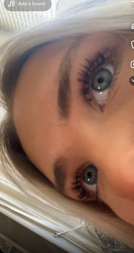 Customer photo review of Lash Growth Serum