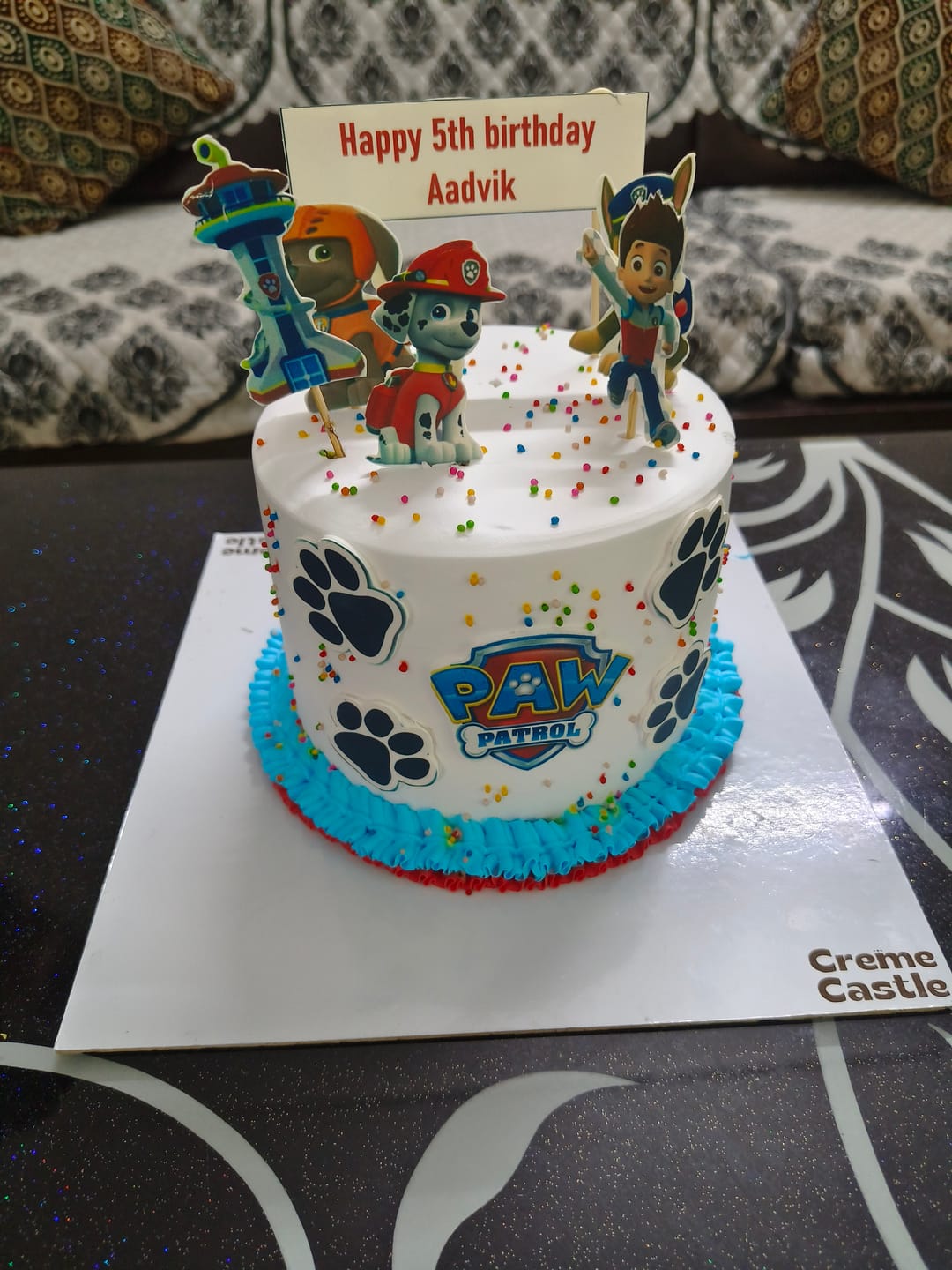 Customer photo review of Paw Patrol Team Cake