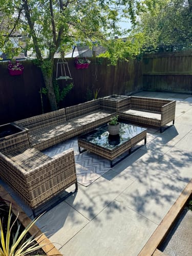 Customer photo review of Kandala - Grey Porcelain Paving Tiles - 900 x 600 x 20mm