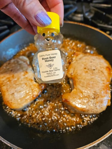 Customer photo review of Root Beer Flavor Honey