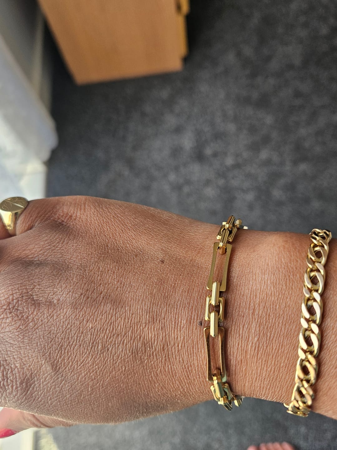 Customer photo review of The Lovers Chain Bracelet