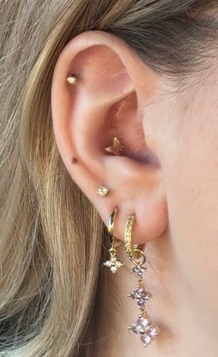 Customer photo review of Triple lucky charms pastel gold