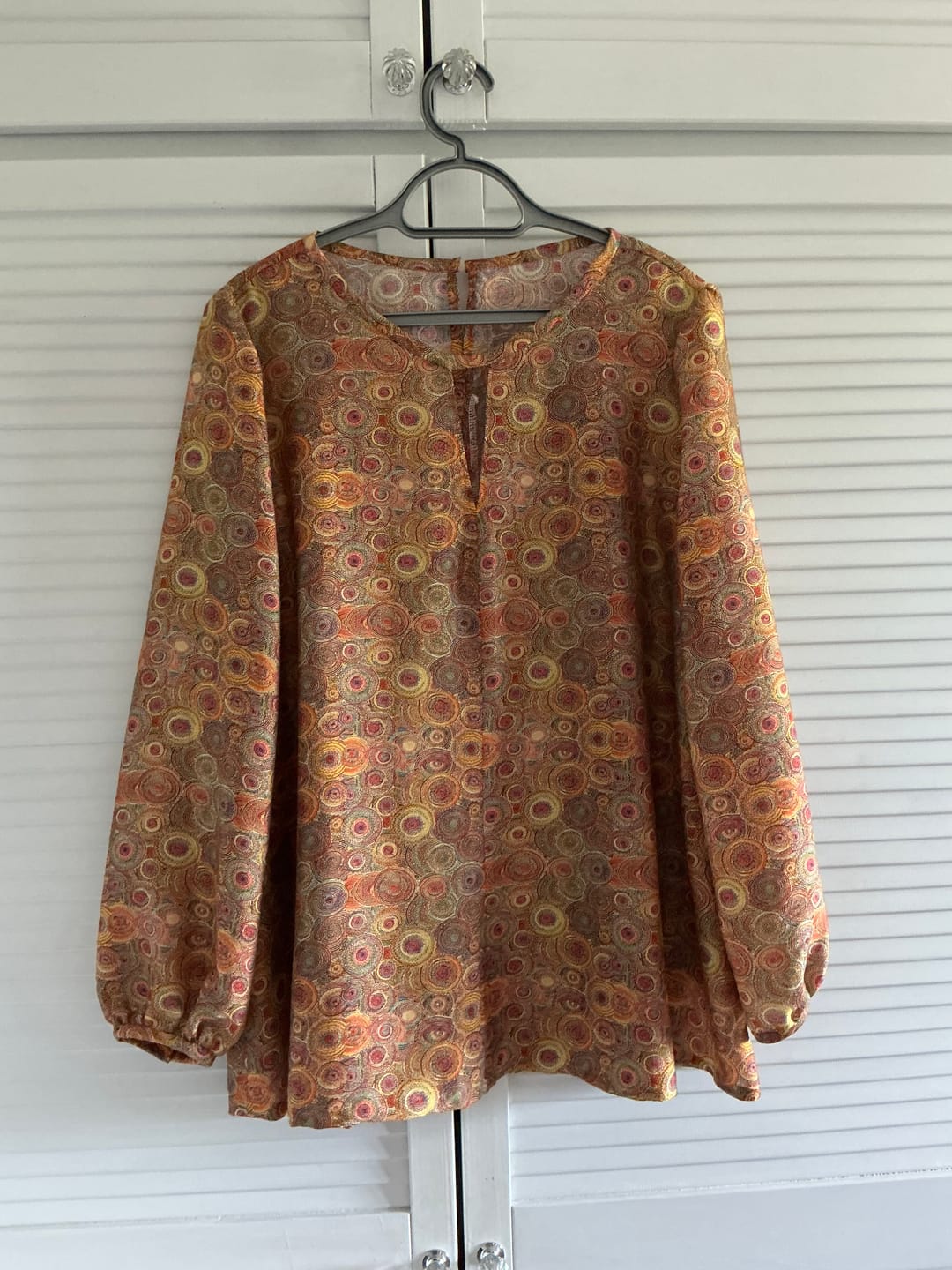 Customer photo review of Colourful Circles Bamboo Silkette Fabric
