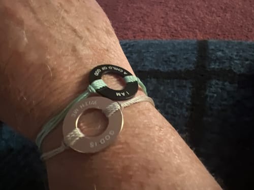 Customer photo review of Rose Gold Edition Encircle Faithlet