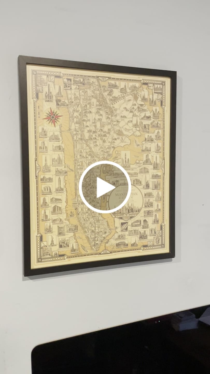 Customer video review of Old Map of Canada, 1942 by Max Gill - World War 2 Map of Natural & Industrial Resources