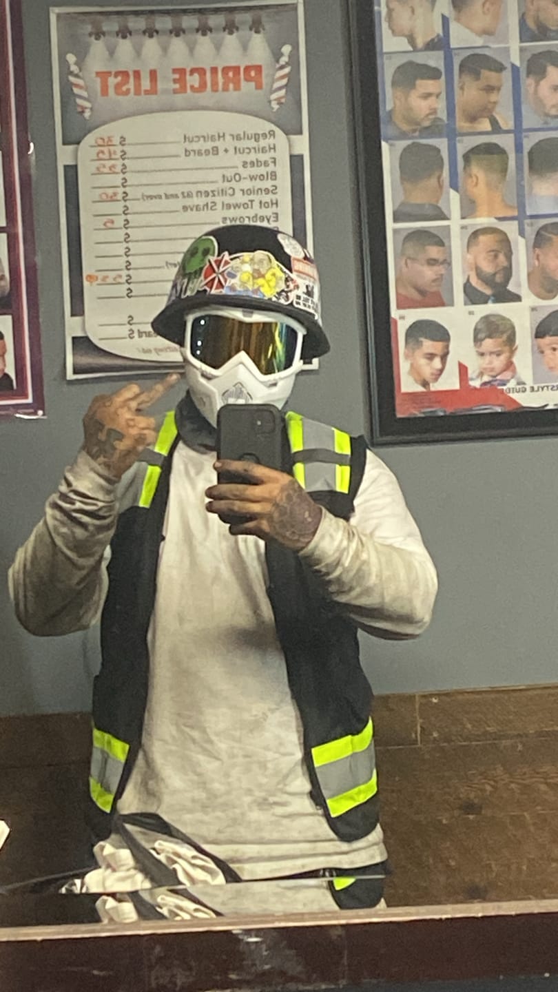 Customer photo review of Motorcycle Protective Goggles/Mask