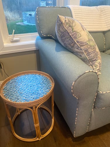 Customer photo review of Sirena Rattan Table Set