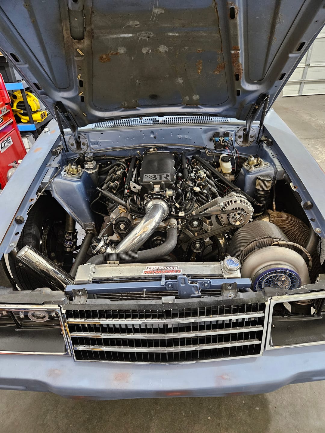 Customer photo review of ICON 102/105mm Cable Drive Throttle Body (Black) w/ Interchangeable Connection