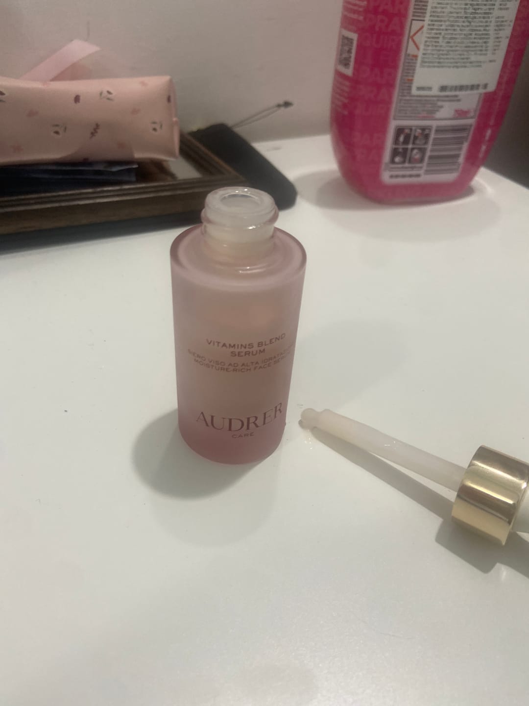 Customer photo review of Vitamins Blend Serum