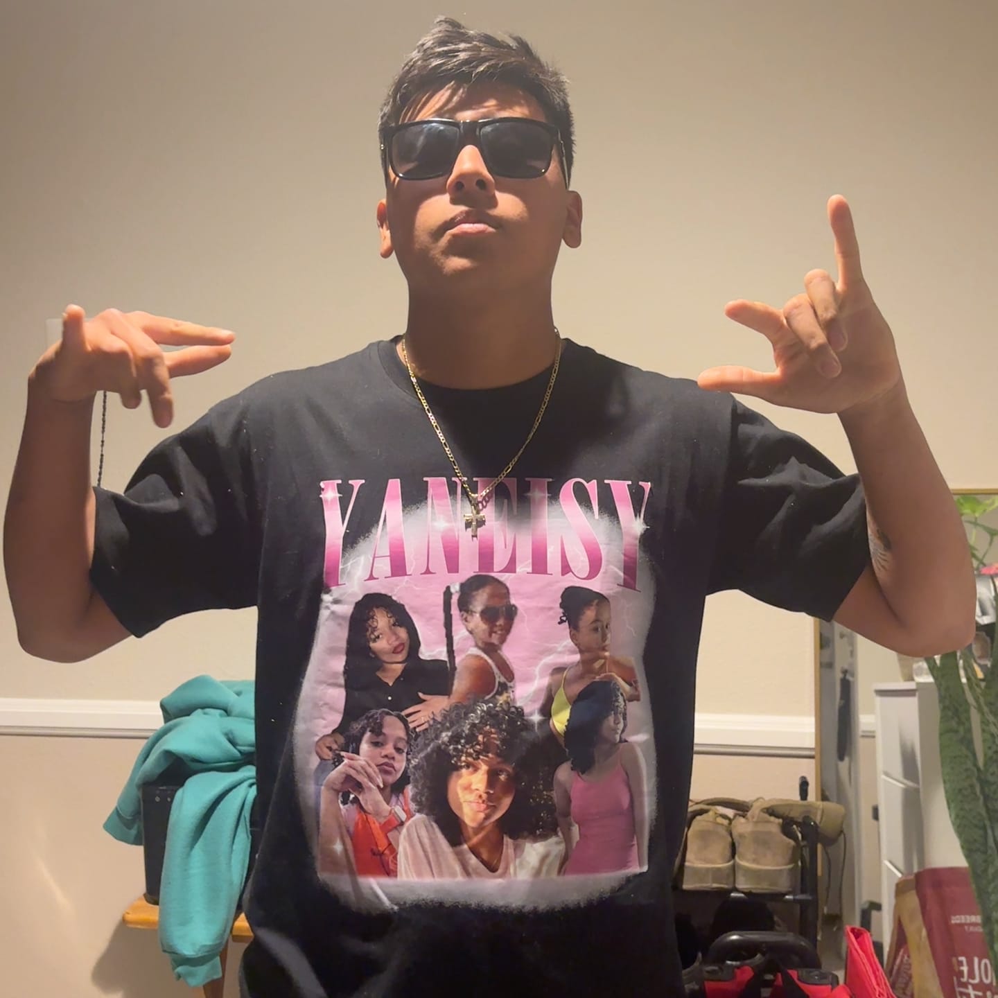 Customer photo review of Custom Vintage Tee