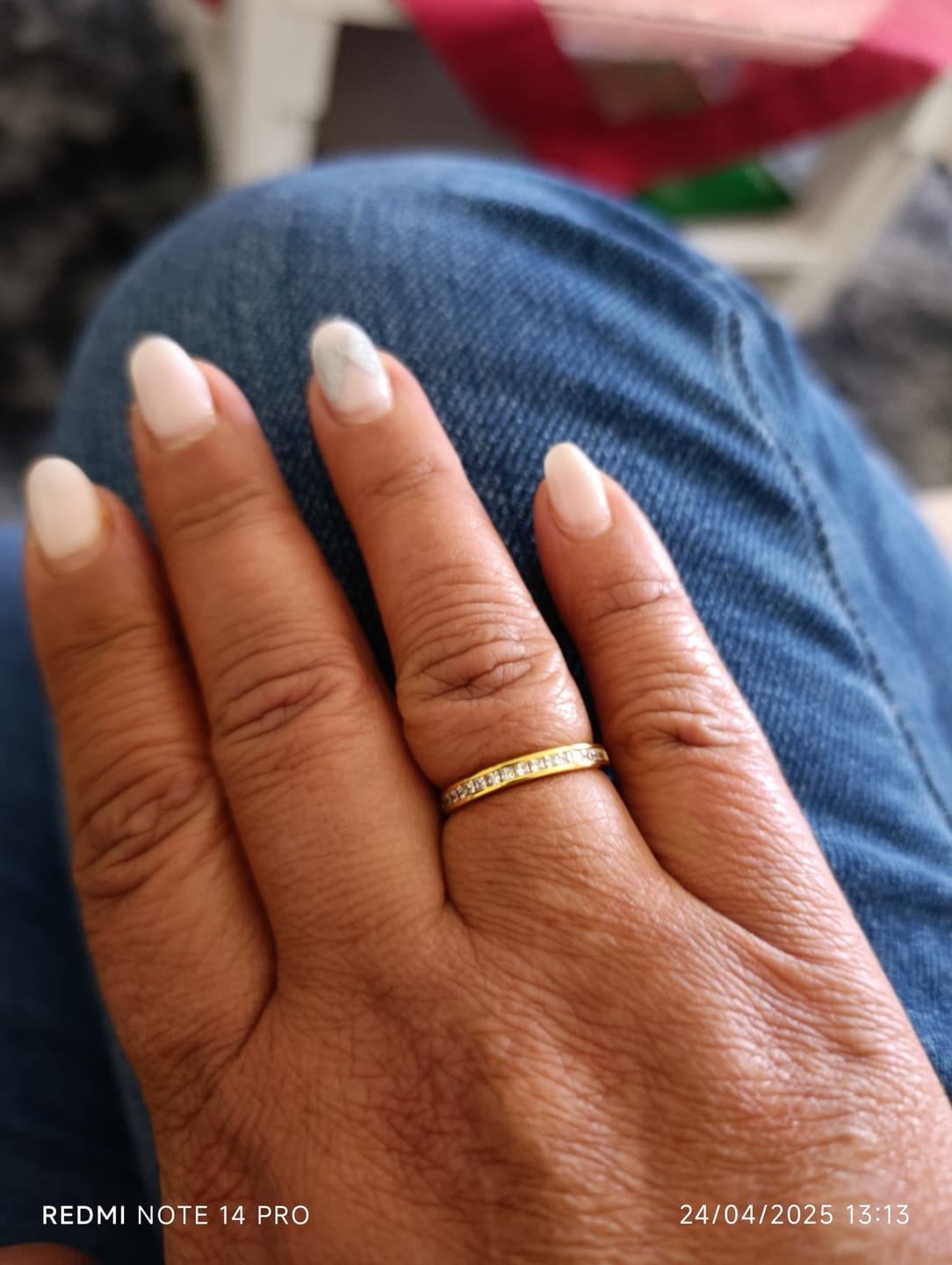 Customer photo review of Anillo Zafiros