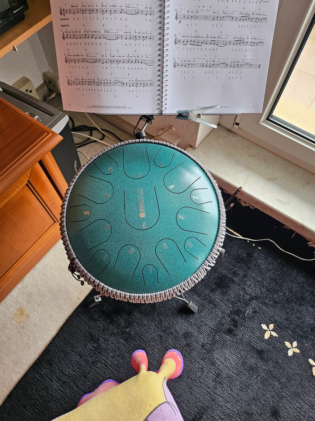 Customer photo review of Sonodrum Zungentrommel - "Premium" - Handgefertigt - 35,5cm - 15 Zungen - C-Dur