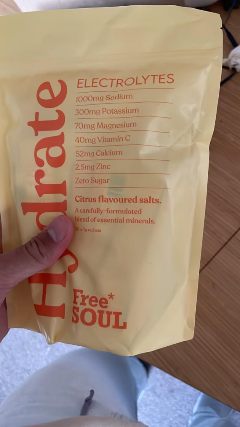 Customer photo review of Free Soul Hydrate