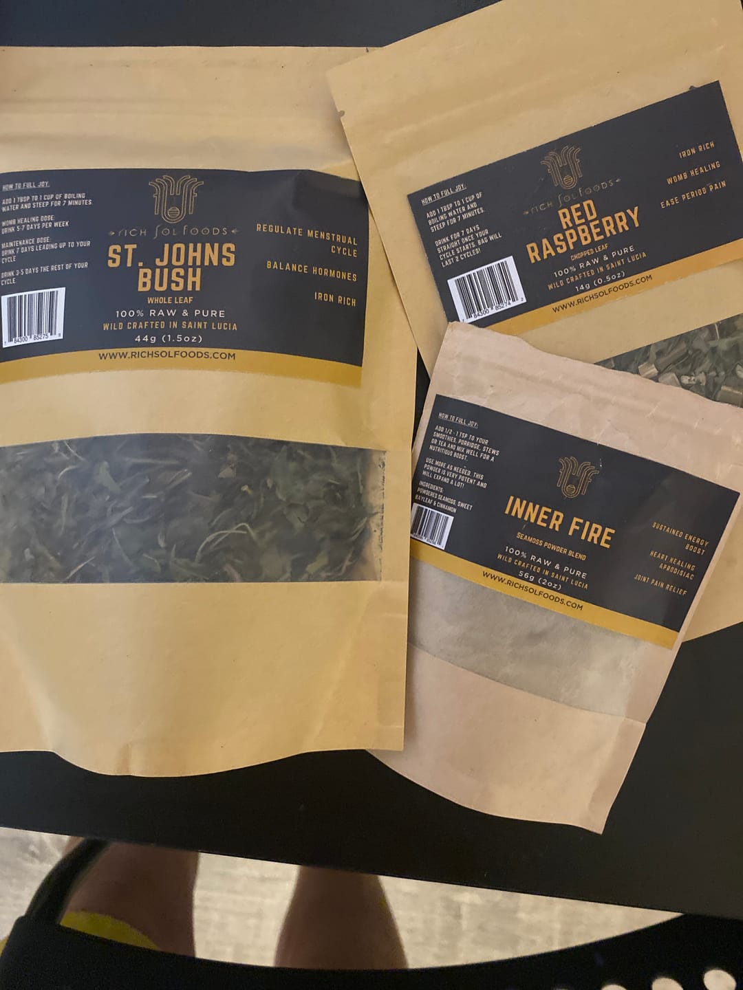 Customer photo review of Womb Wellness Bundle - Fight Fibroids, Painful Periods, PCOS and Irregular Cycles