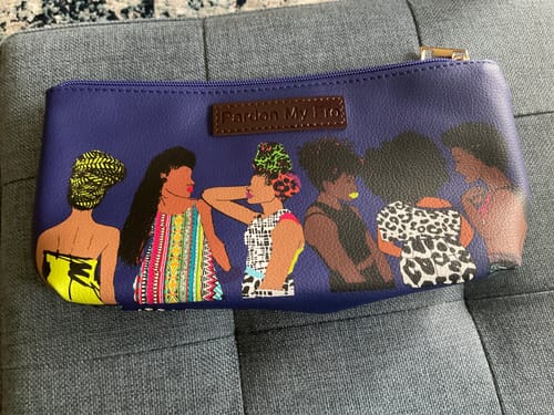 Customer photo review of Squad Royal Blue Cosmetic Bag