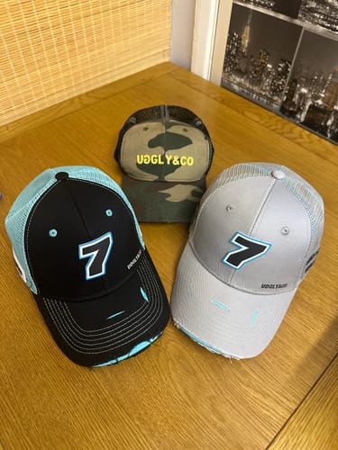 Customer photo review of Black & Blue, Davey Todd Cap