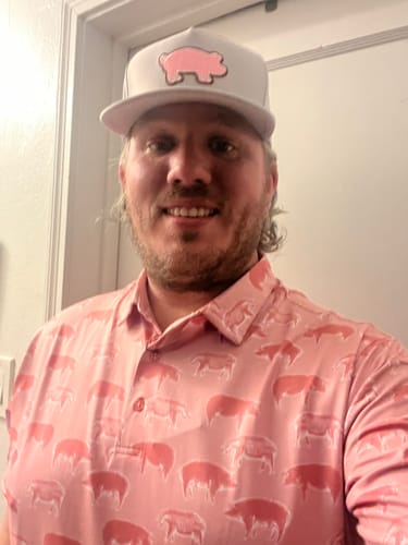 Customer photo review of Hog Heaven Men's Polo