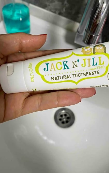 Customer photo review of Jack N'Jill Doğal Diş Macunu Aromasız 50g (Kasada Ekstra %15 İndirim)