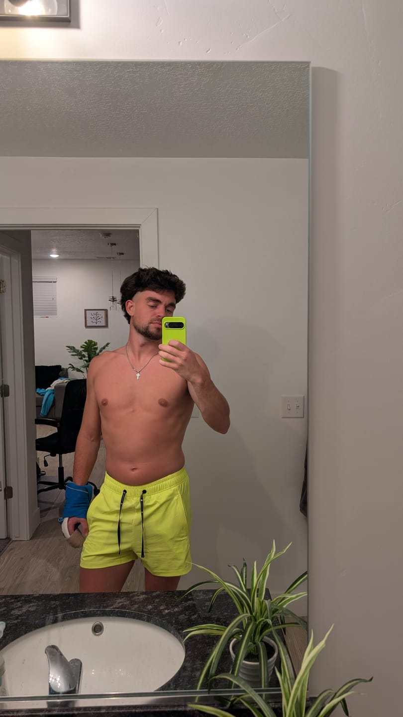 Customer photo review of 101 Bodybuilding Short Shorts