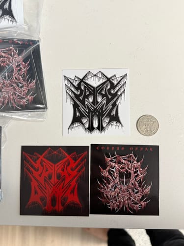 Customer photo review of 100 - 3" Custom Vinyl Stickers