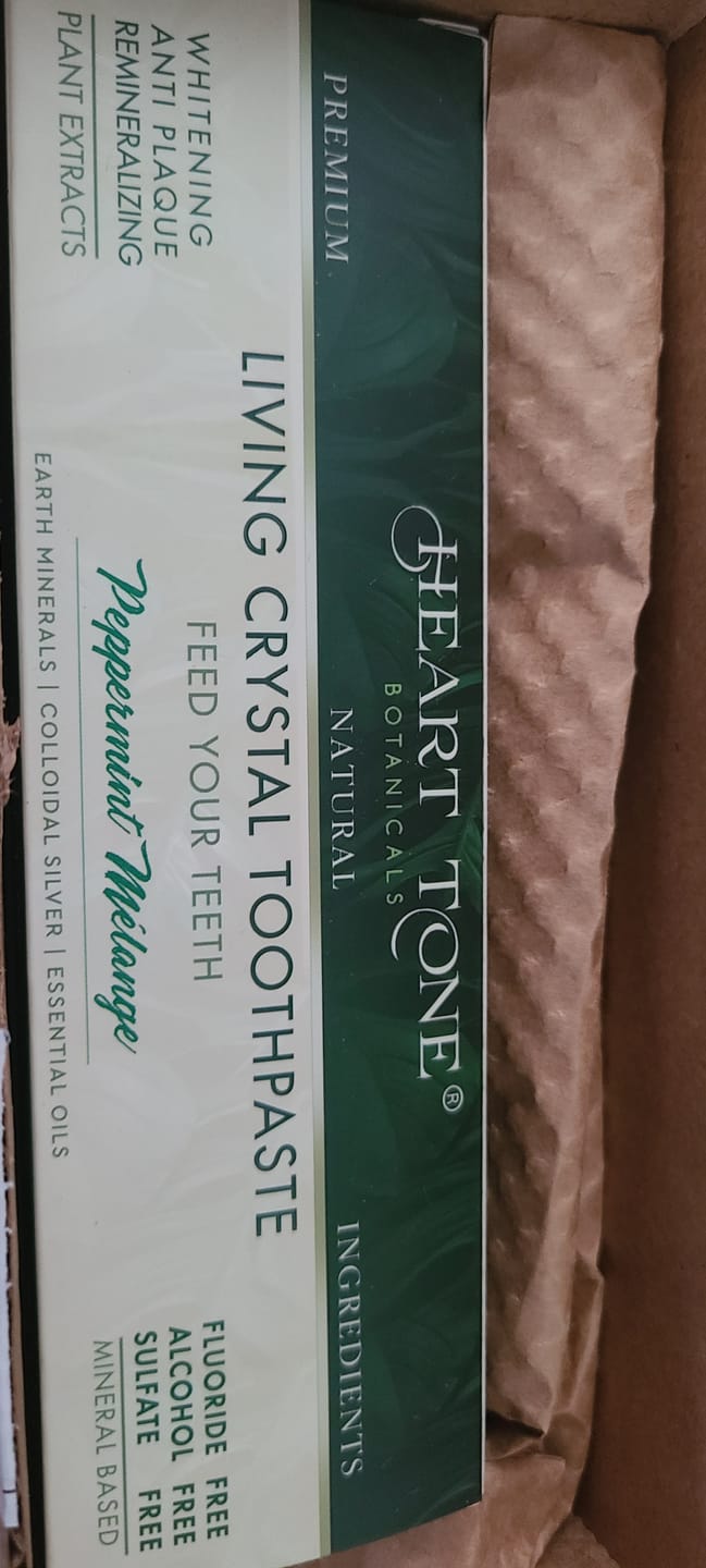 Customer photo review of Living Crystal Toothpaste