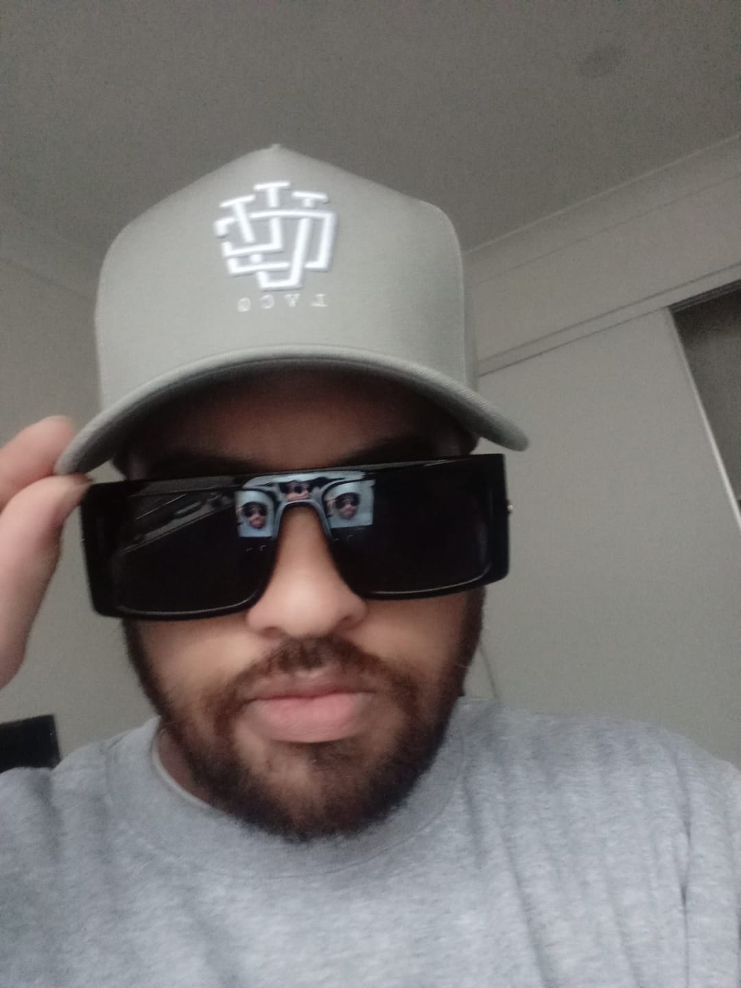 Customer photo review of Live Co. "Grey Signature Series" A-Frame Snapback