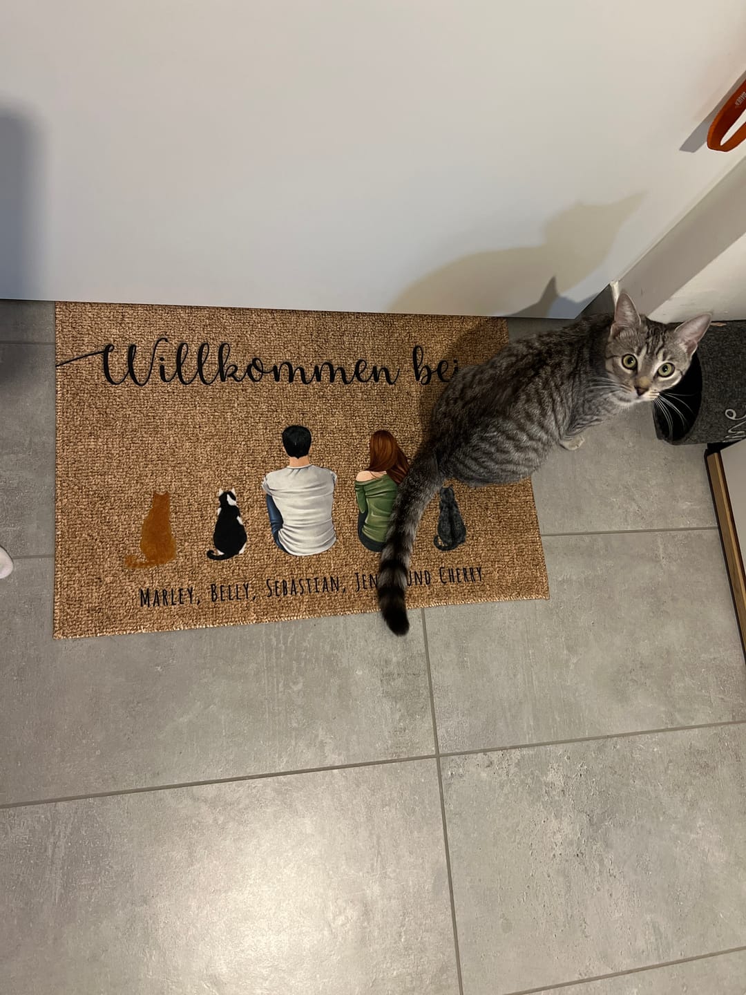 Customer photo review of Pärchen - Individuelle Fußmatte