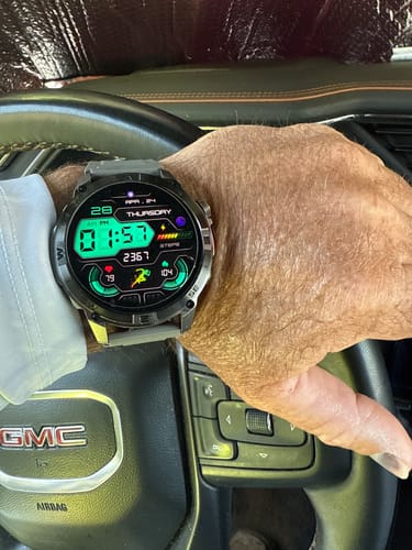Customer photo review of ZE™ Force Smartwatch – Power Your Day, Track Your Way