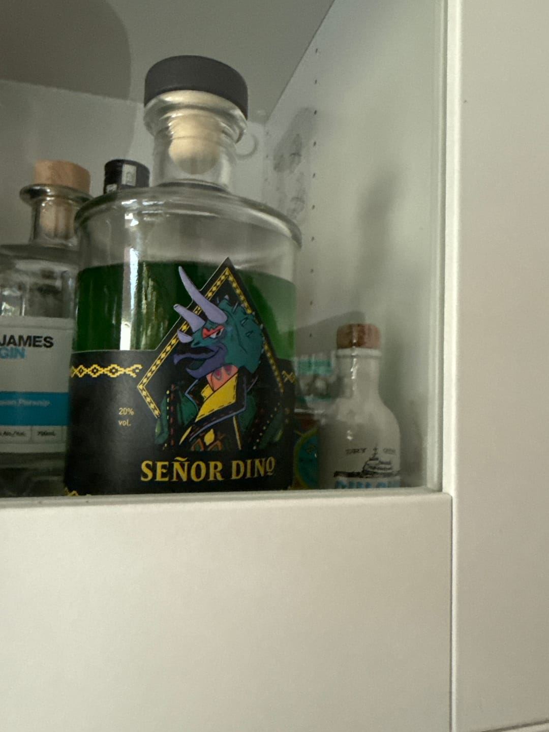 Customer photo review of Señor Dino – Basilikum Limoncello (700 ml)
