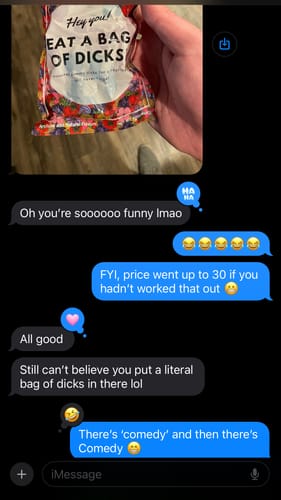 Customer photo review of Bag of Dicks