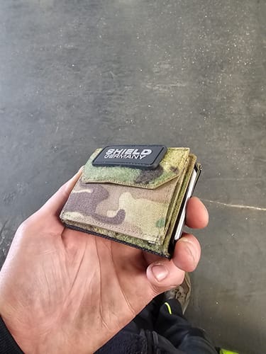 Customer photo review of Tactical Wallet Münzfach - Multicam Hell