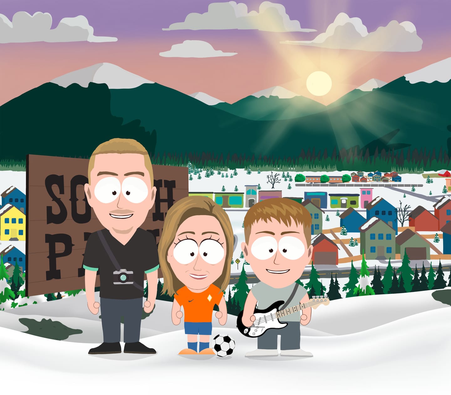Customer photo review of 'South Park' Custom Portrait