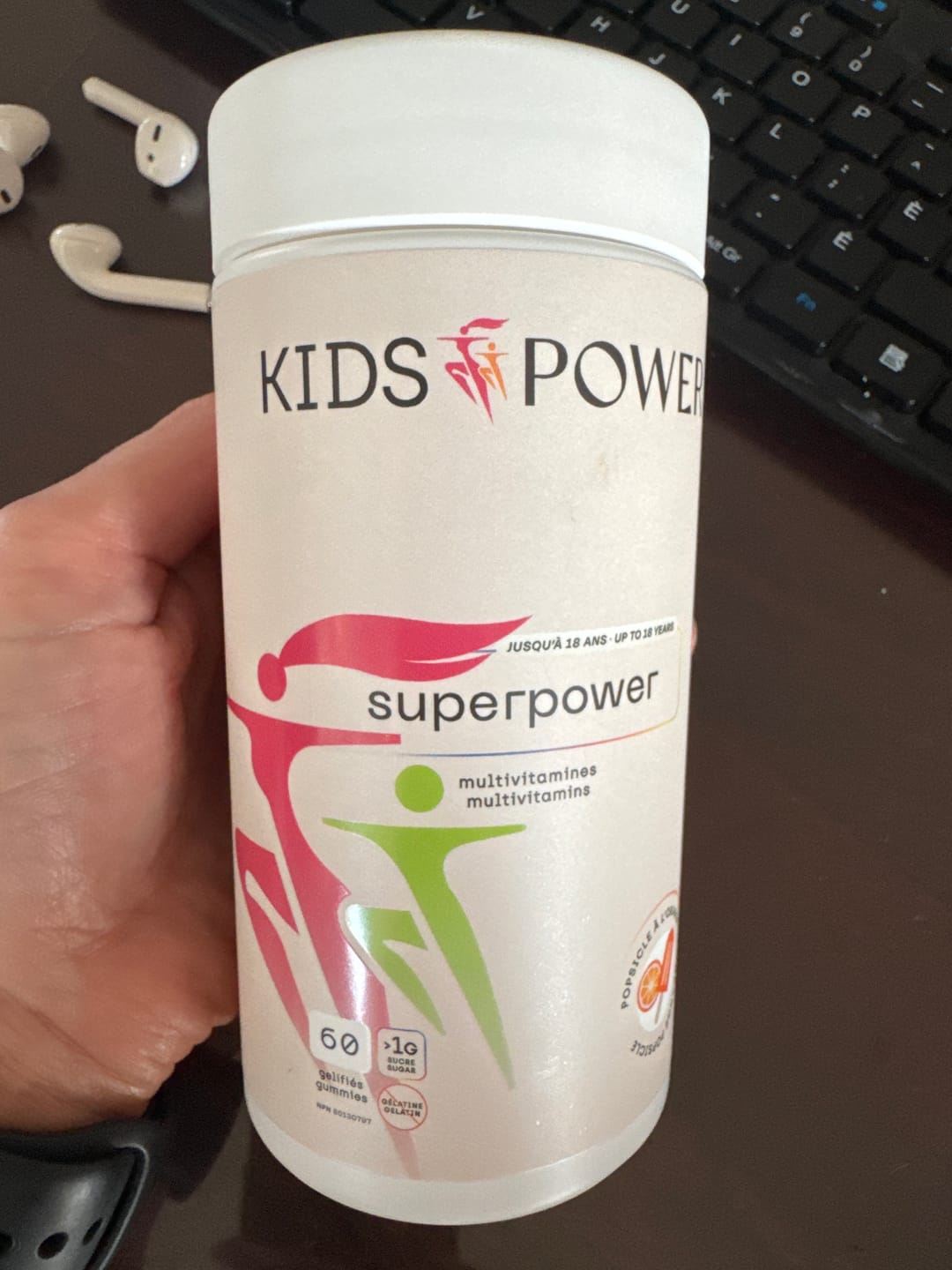 Customer photo review of Kids Power - Superpower Multivitamins pour Enfant