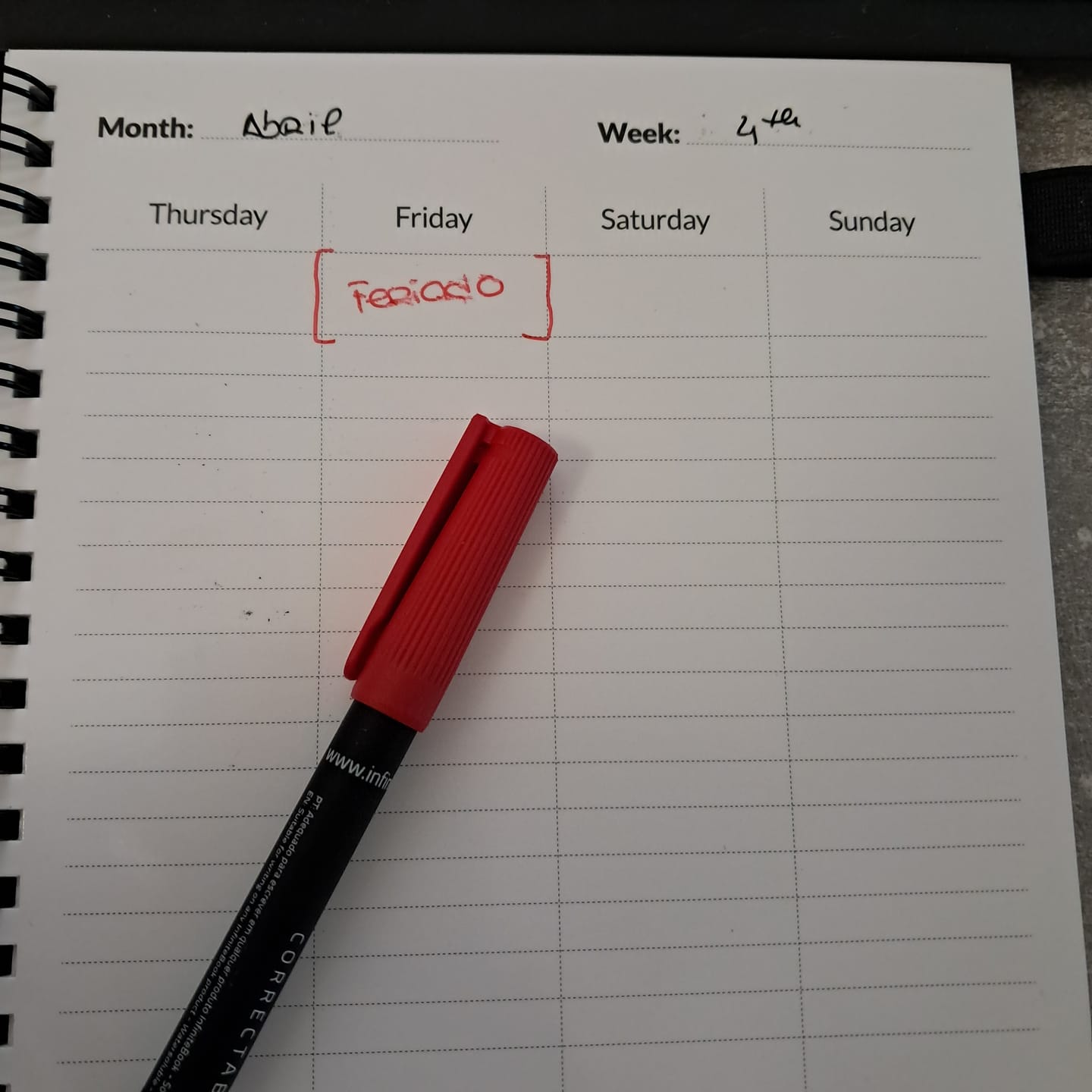 Customer photo review of Red Marker (F)