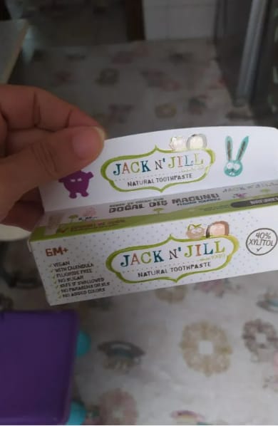 Customer photo review of Jack N'Jill Doğal Diş Macunu Aromasız 50g (Kasada Ekstra %15 İndirim)