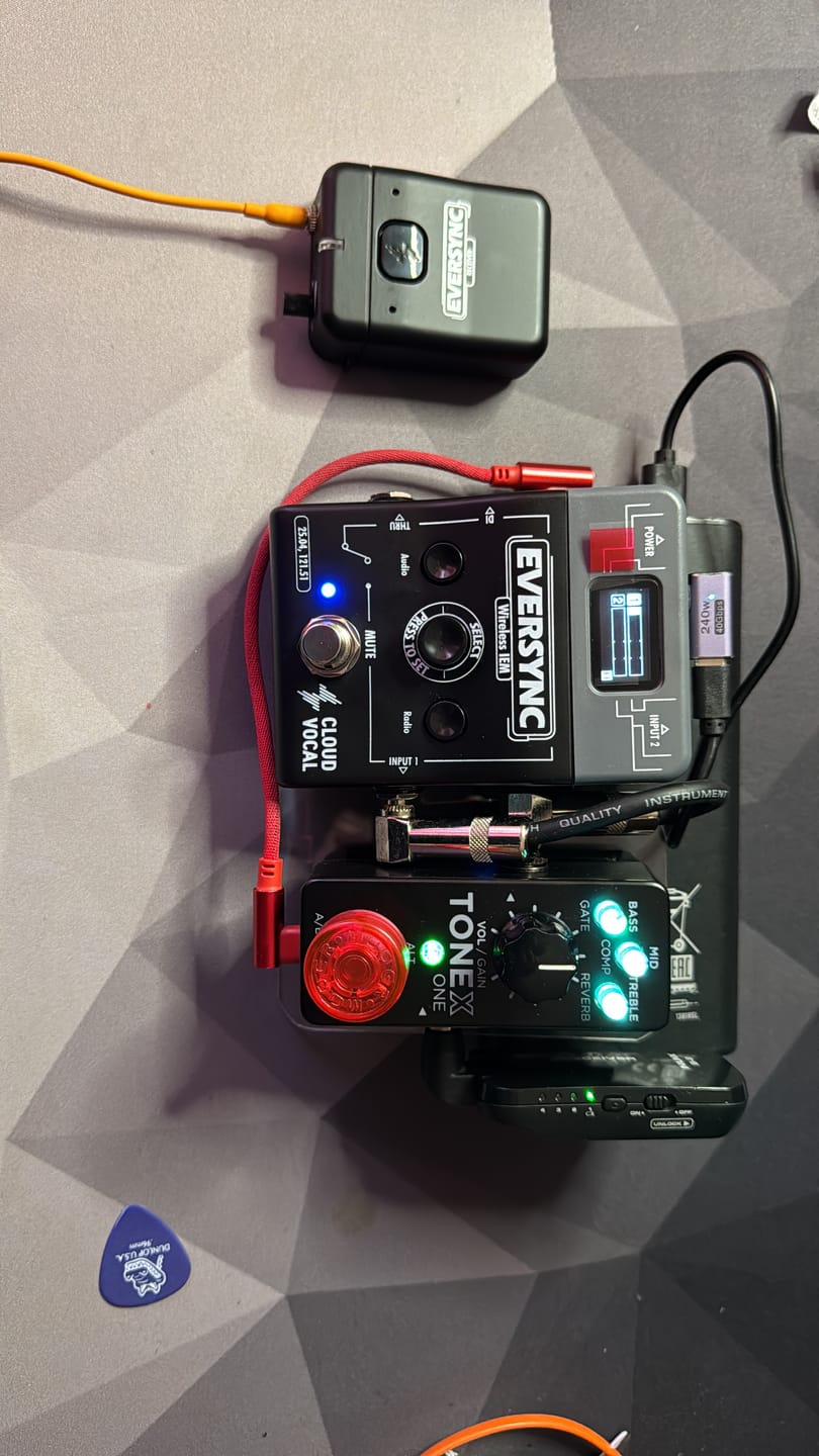 Customer photo review of EverSync Wireless IEM