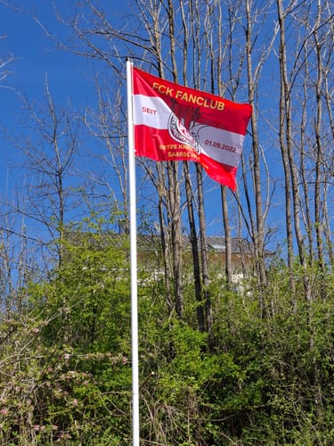 Customer photo review of Fahne inkl. Druck