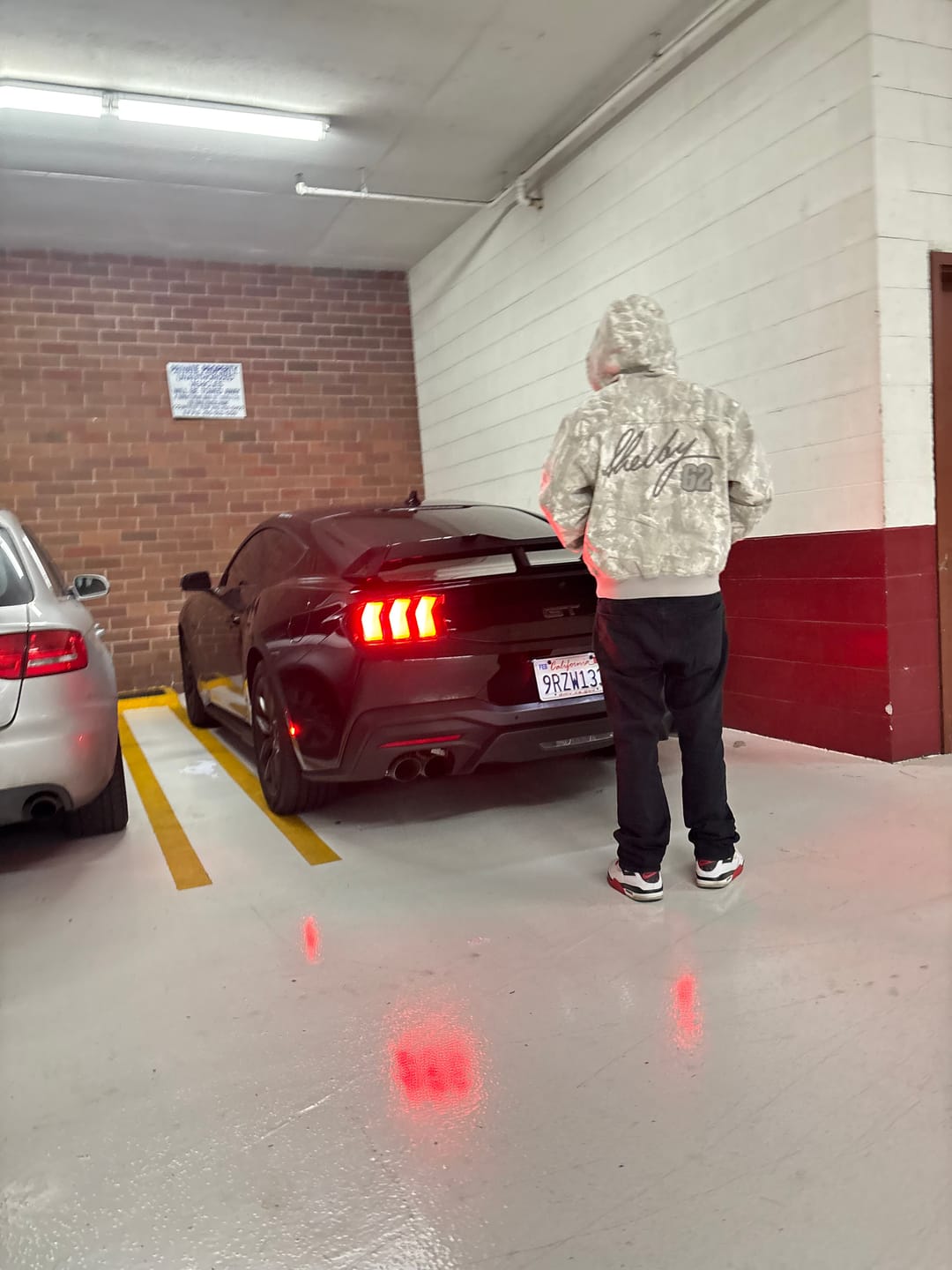Customer photo review of 2024+ Ford Mustang Dark Horse Rear Spoiler Gloss Black ABS