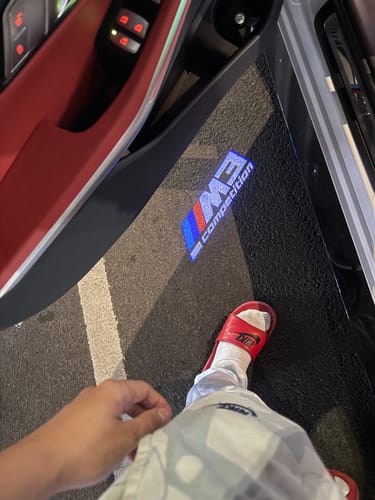 Customer photo review of BMW G SERIES DOOR LIGHTS
