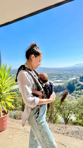 Customer photo review of Mochila Ergonómica Neko Slings Air tamaño Baby