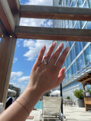 Customer photo review of Adjustable Kylie ring