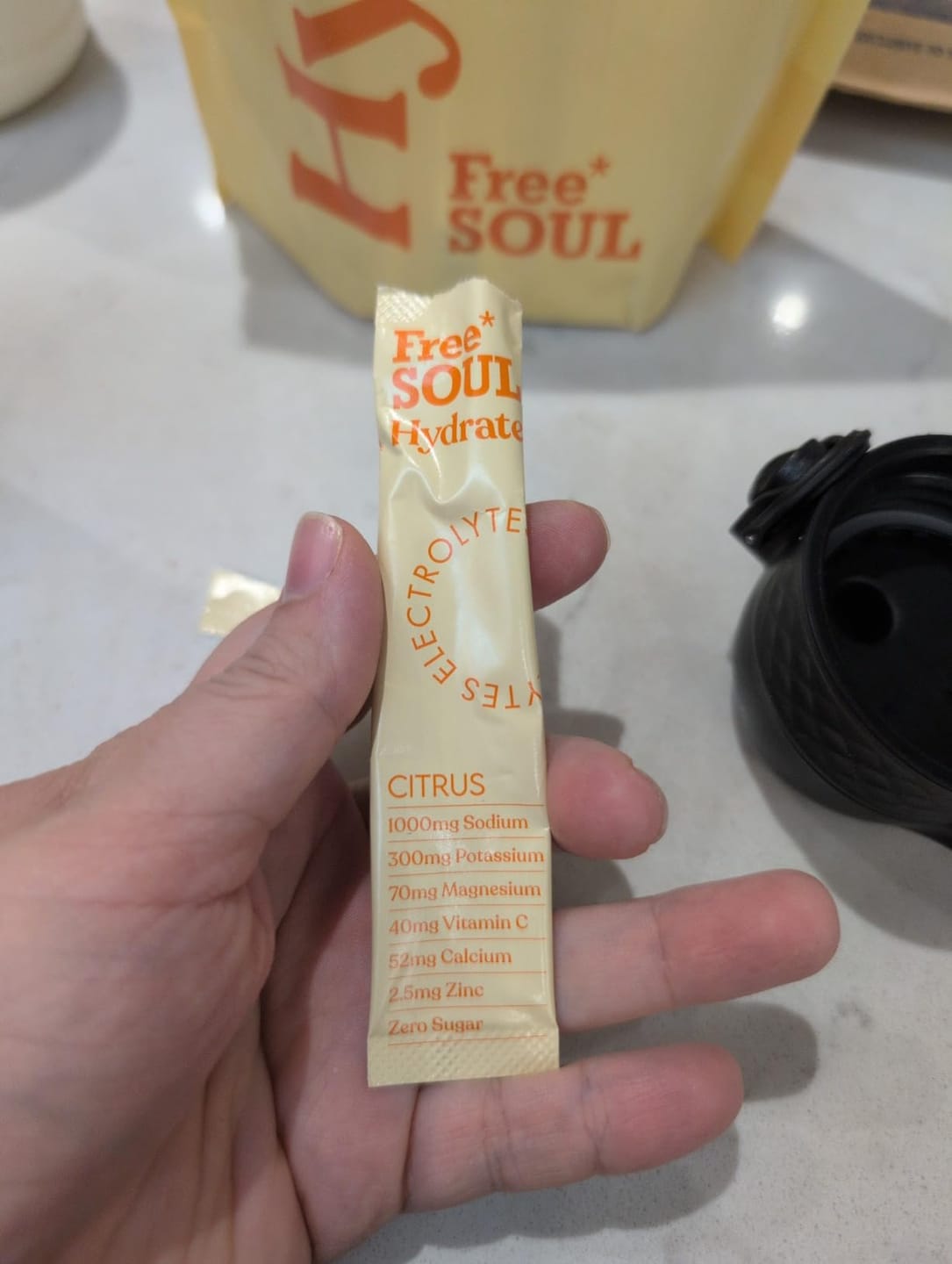 Customer photo review of Free Soul Hydrate