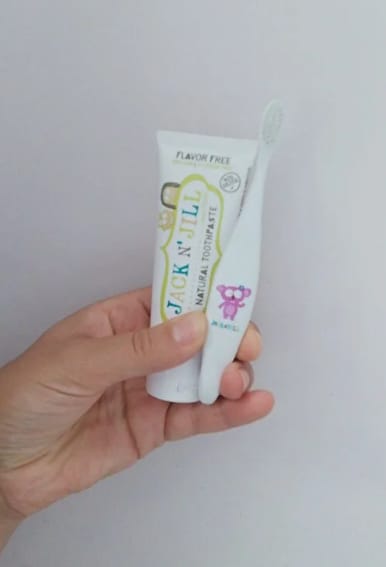 Customer photo review of Jack N'Jill Doğal Diş Macunu Aromasız 50g (Kasada Ekstra %15 İndirim)